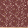 Printed Viscose NOVILI Bordeaux / Ochre